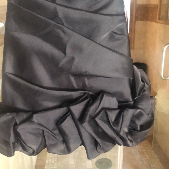 Jim Hjelm Occasions black strapless short dress - Picture 2 of 5